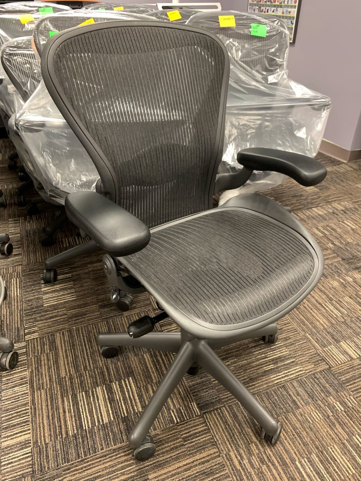 Used Herman Aeron Ergonomic Mesh Chair. Size B - Furniture Resources