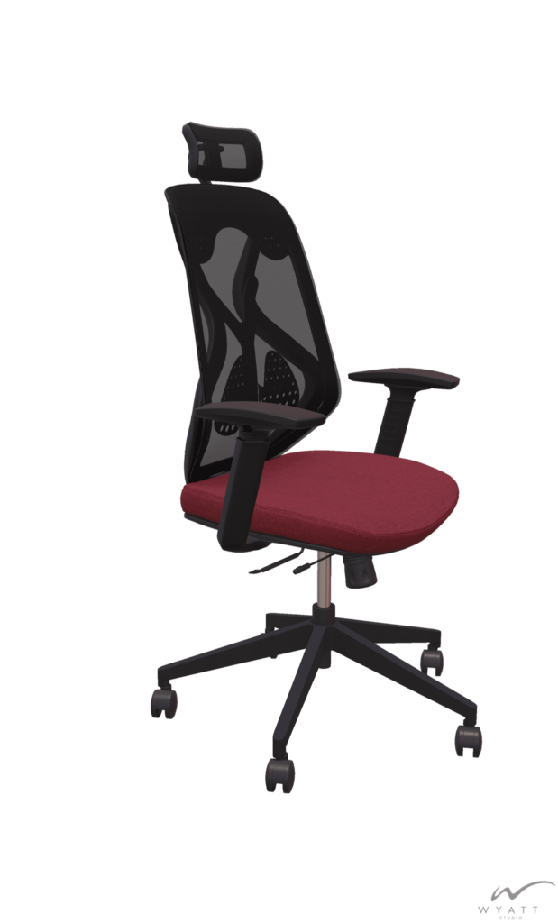 New Wyatt Roswell Desk Chair with Headrest - Office Furniture Resources