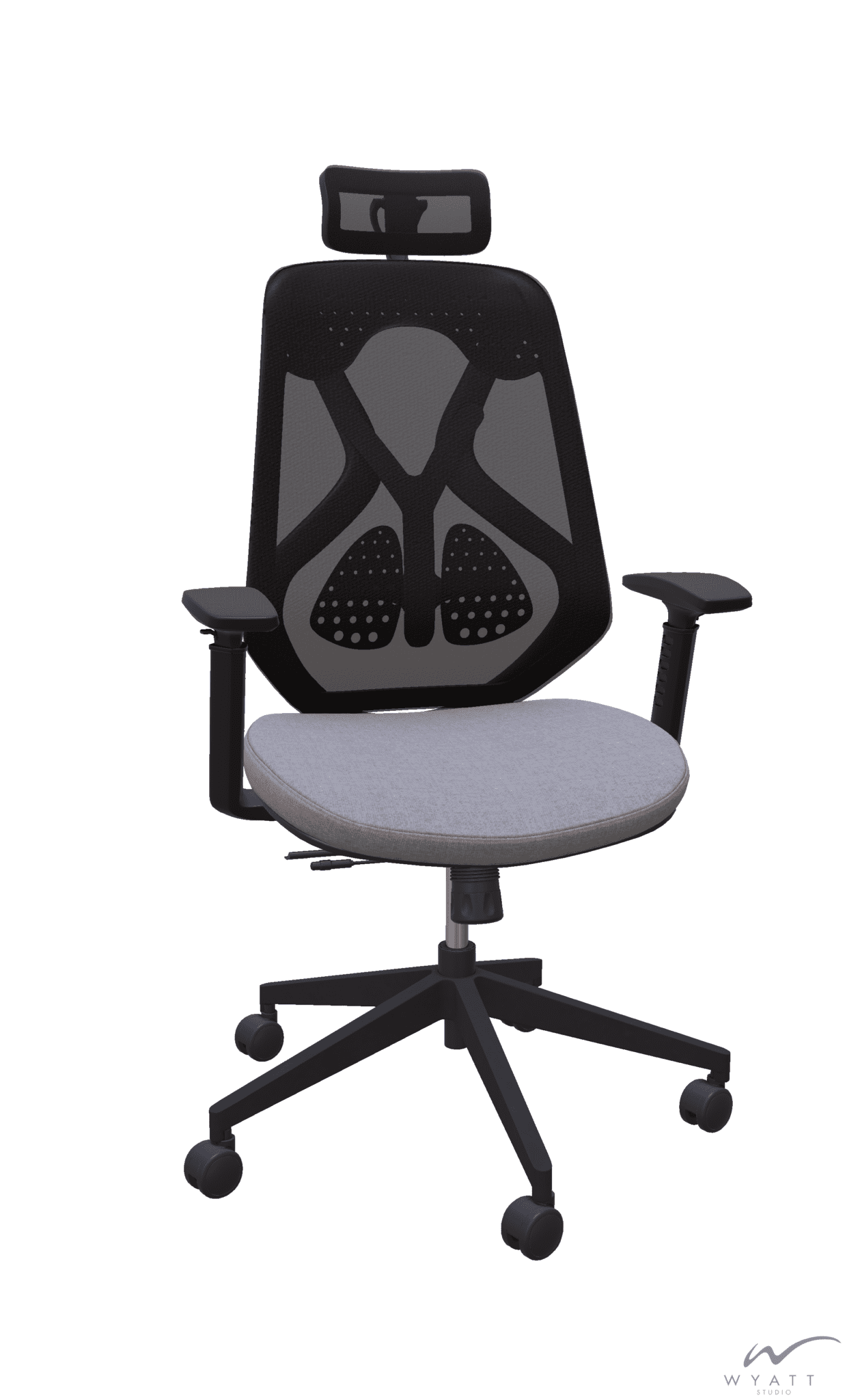 New Wyatt Roswell Desk Chair with Headrest - Office Furniture Resources