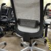 Used Steelcase Mesh Reply Desk Chair white and grey - Image 3