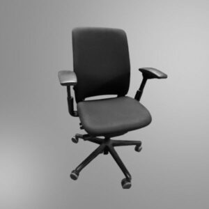 Used Steelcase Amia ergonomic office chair with adjustable arms and lumbar support