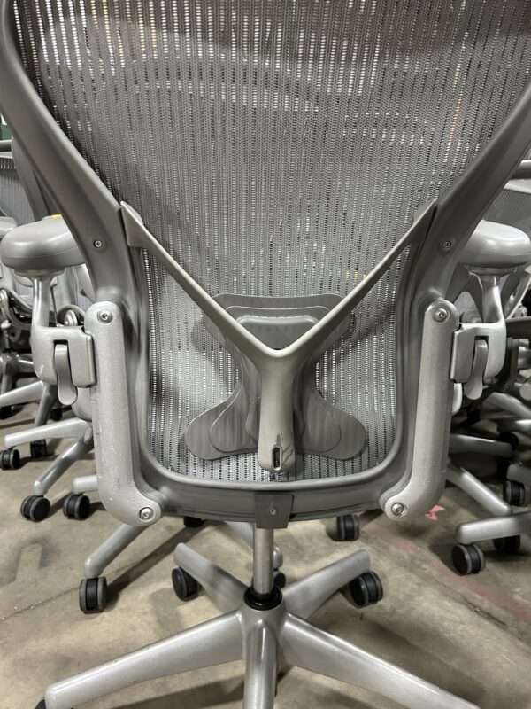 Herman Miller Aeron chair in Smoke silver grey