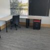 Used Corner Desk with Mobile Pedestal - Image 5