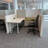 Used Steelcase Answer Cubicle with Low Credenza