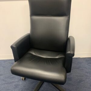 High-Back Leather Chair