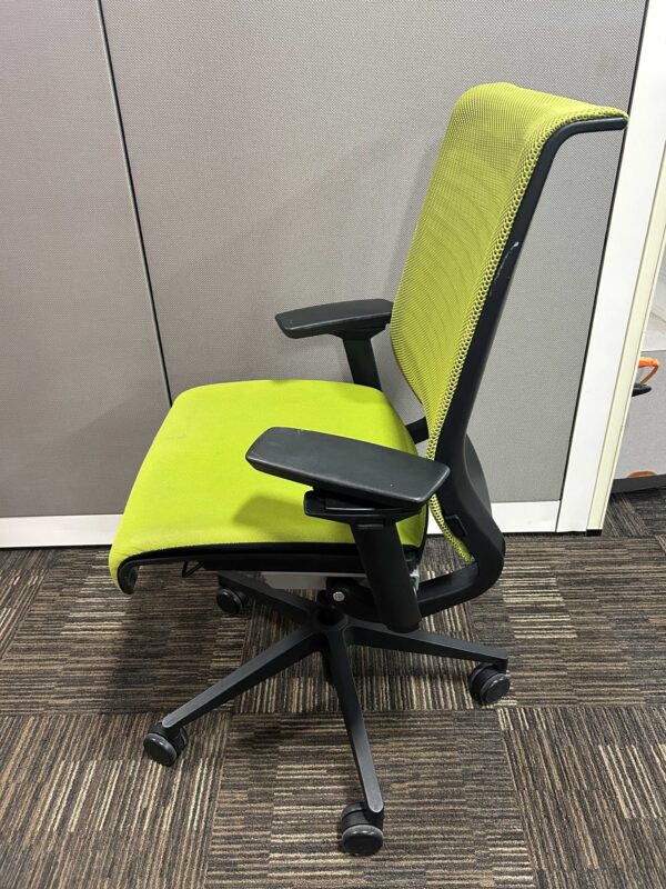 Used Green Steelcase Think Computer Chair - Image 4