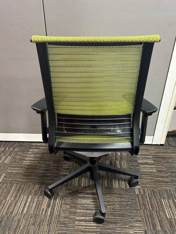 Used Green Steelcase Think Computer Chair - Image 2