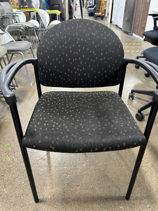 Used Patterned Stack Chair - Image 3