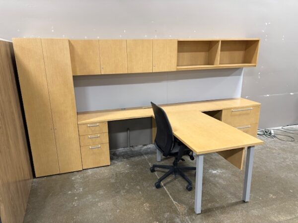 Used OFS Veneer Desk - Image 3