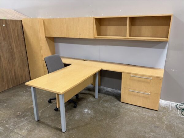 Used OFS Veneer Desk - Image 4