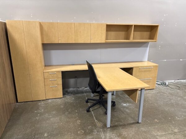 Used OFS Veneer Desk - Image 5