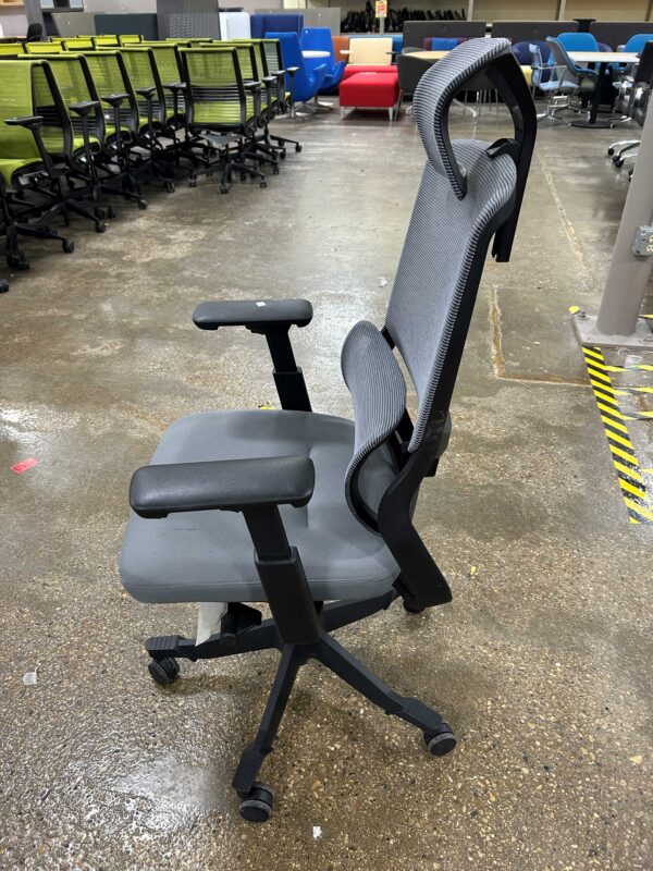 Used Mesh Back Computer Chair with Headrest - Image 3