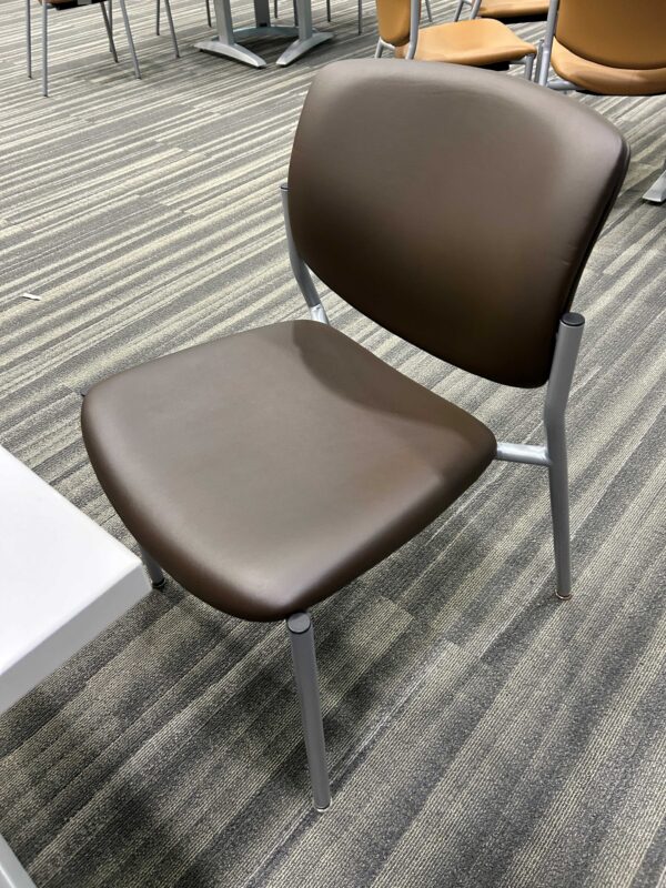 Used Vinyl Stack Chair
