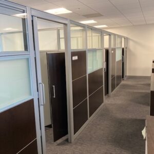 Steelcase Tall Cubicle with Sliding Doors
