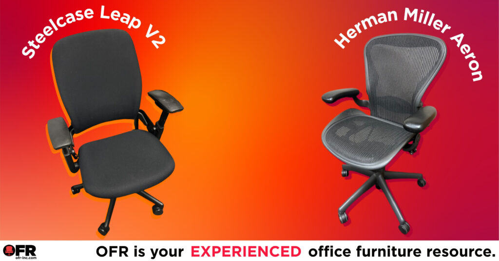 Used Steelcase Leap V2 Used Herman Miller Aeron Office Furniture Resources high performance desk task chairs