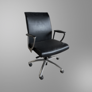 A leather Conference Chair in used condition for sale at Office Furniture Resources.