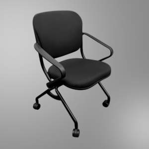 A rendering of a reupholstered KI Torsion On The Go Nesting chair, available for order at Office Furniture Resources.