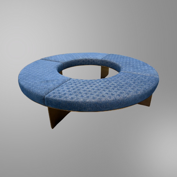 A thumbnail photo of a Used Decca Circular Lounge Bench, available at Office Furniture Resources.