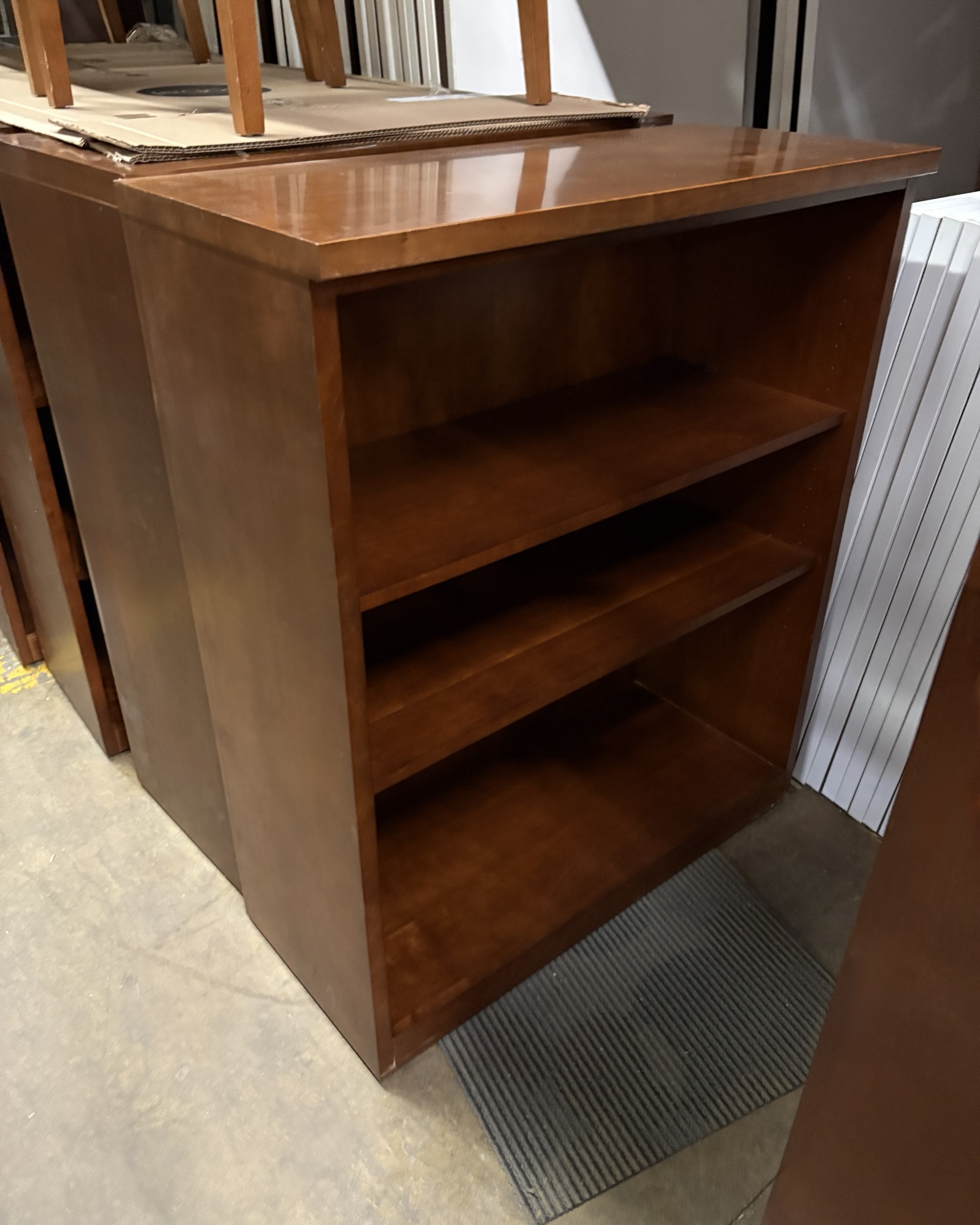 Used 44"x36" Wood Bookcase - Image 2