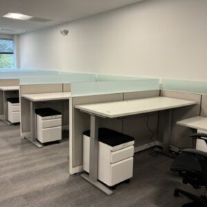 Allsteel 6x6 cubicles in an OFR furnished office space