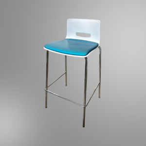 Used Allermuir Casper Low Back Bar Stool with Seat Pad