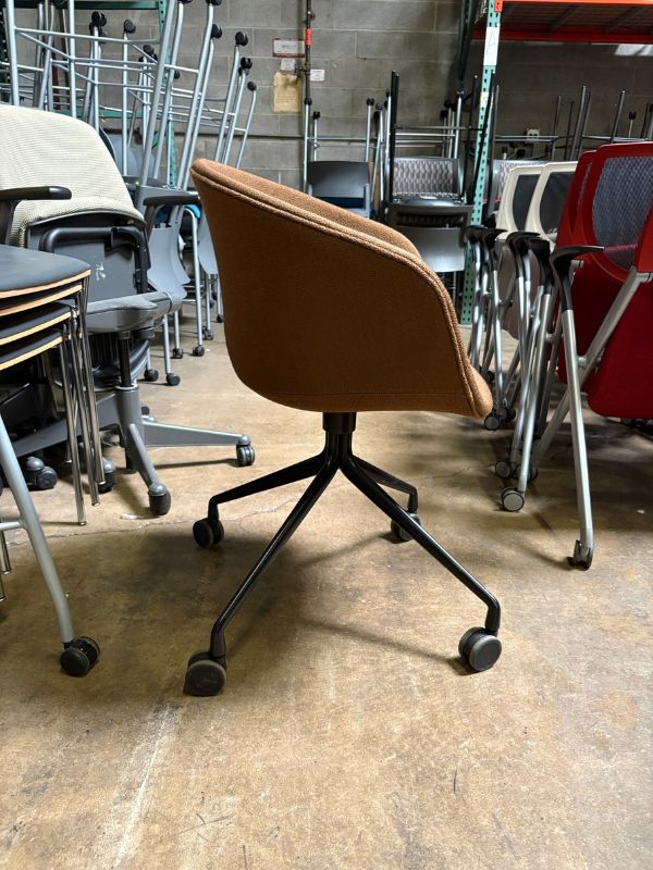 Side view 2: Used HAY About A Chair with 4-Star Mobile Base