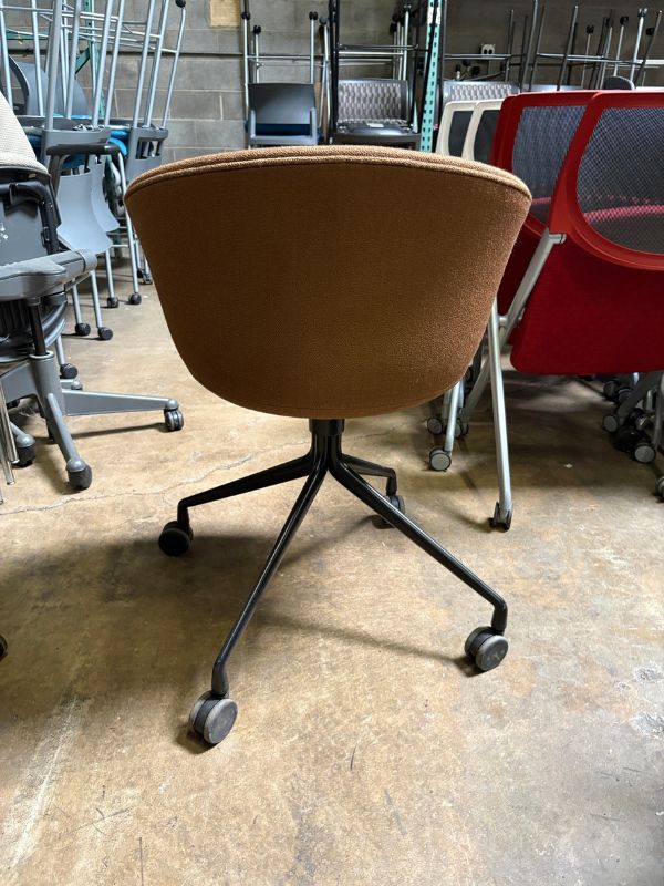 Back view: Used HAY About A Chair with 4-Star Mobile Base