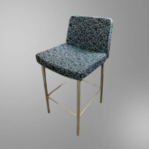 Used Hon Flock Cafe-Height Bar Stool