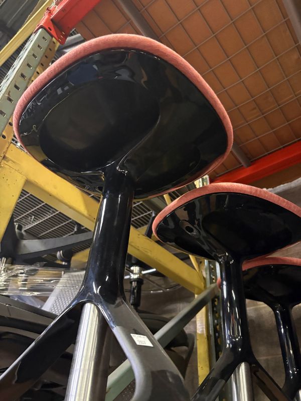 Bottom view of Used Coalesse by Steelcase Lox Bar-Height Stool