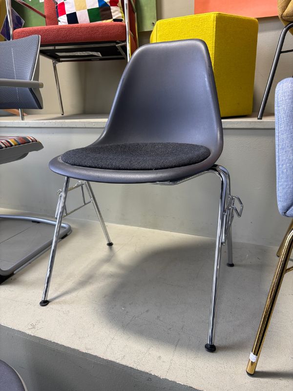 Front view of Used Vitra Molded Stacking Chair