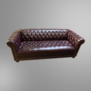 Used high point tufted sofa
