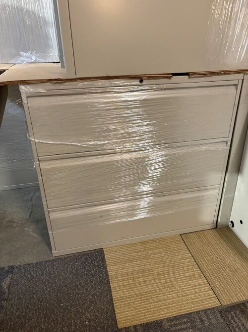 Used Knoll 3-Drawer 42" Lateral File - Image 3