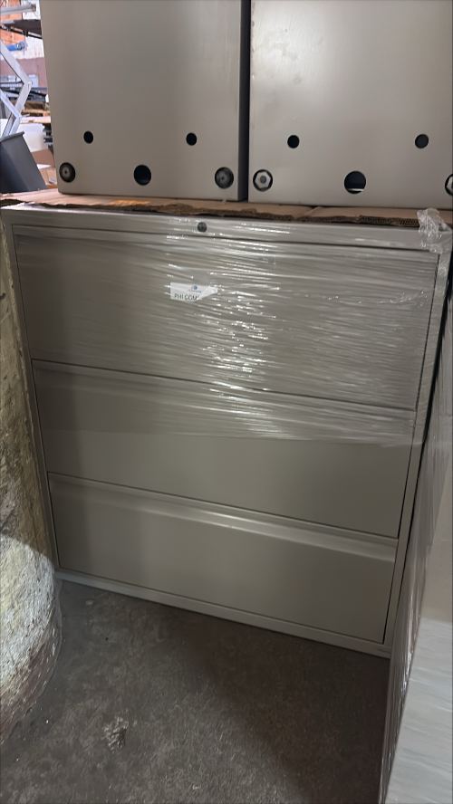 Used Knoll 3-Drawer 36" Lateral File - Image 3