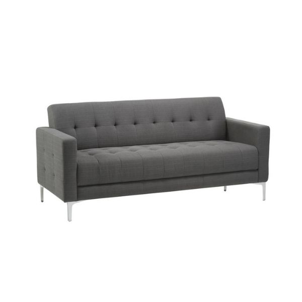 9073 HAGEN 3 SEAT SOFA WITH METAL LEG- SLATE