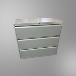 42" wide three drawer lateral file by Knoll