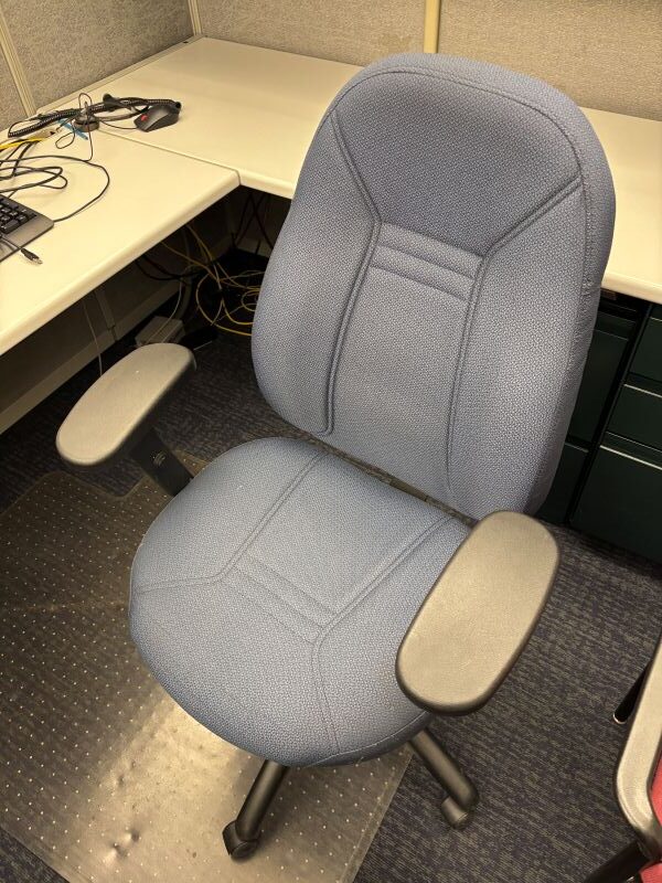 Used Global Obusforme Task Chair - Blue - Image 2