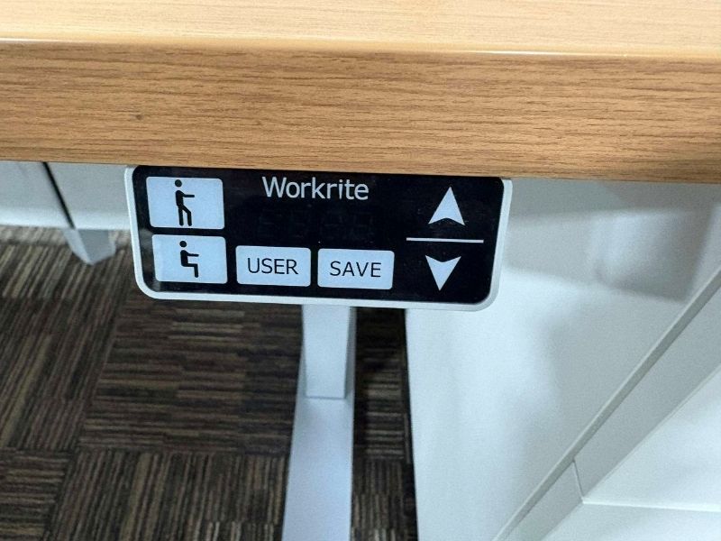 Used Allsteel 8x6 Cubicle with Height Adjustable Desk - Image 6