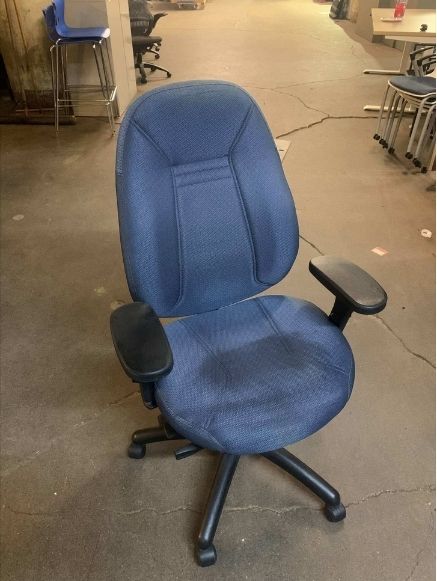 Used Global Obusforme Task Chair - Blue - Image 3