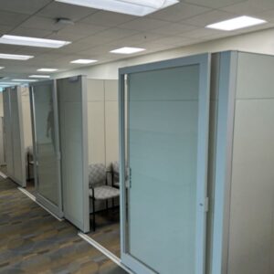 Used Steelcase 9x9.5 Answer Cubicle with Doors