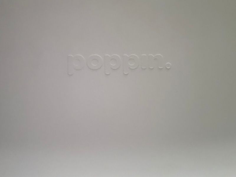 Used Poppin Key Stack Chair with Fabric Seat Pad - Image 7