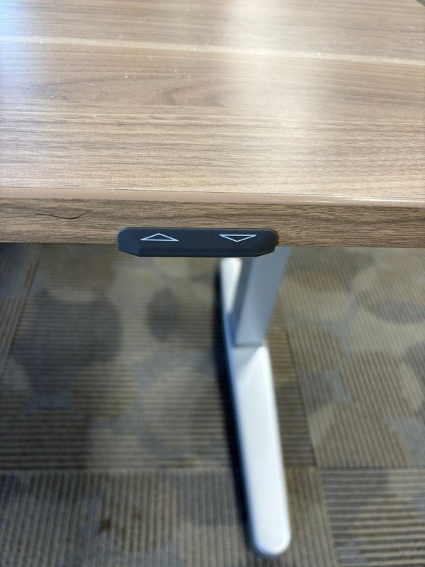 Used Steelcase Height Adjustable Desk with Credenza - Image 4
