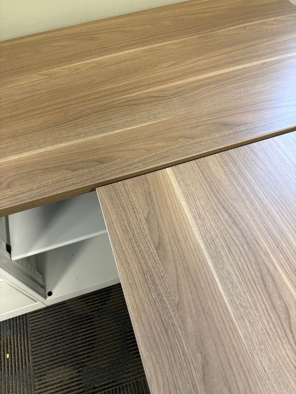 Used Steelcase Height Adjustable Desk with Credenza - Image 8