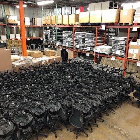 OFR's warehouse full of Aerons